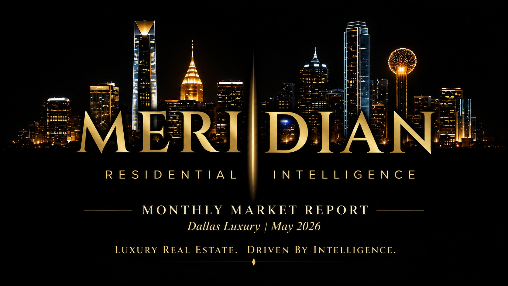 Illustrative Meridian monthly market report cover